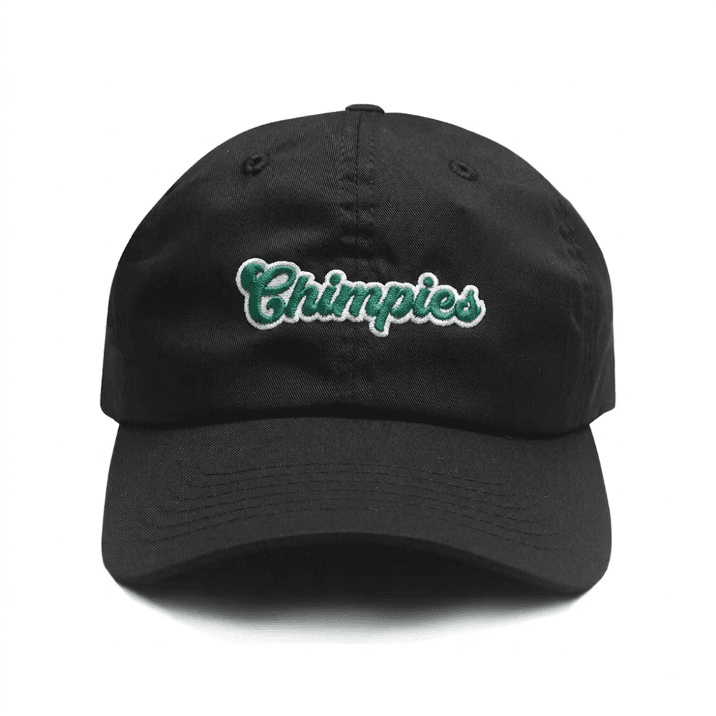 Chimpies Basic Baseball Cap | Black | Material: Drill